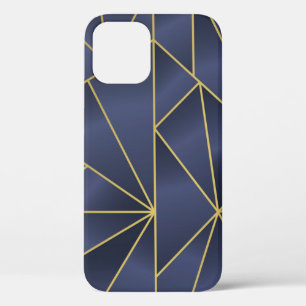 Luxury gold geometric seamless pattern iPhone 12 case