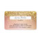 Luxury Gold Glam Credit Card Style Business Card