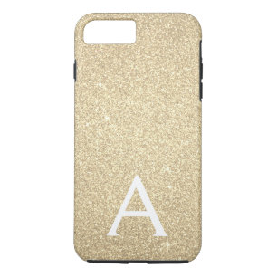 Luxury Gold Glitter and Sparkle Monogram Case-Mate iPhone Case