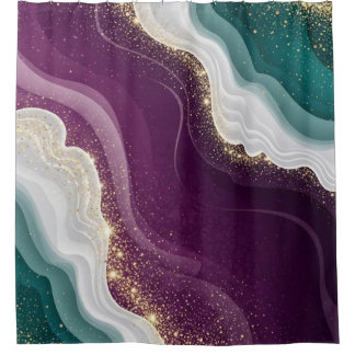 Luxury Gold Glitter Marble Pattern