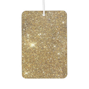 Luxury Gold Glitter - Printed Image Air Freshener