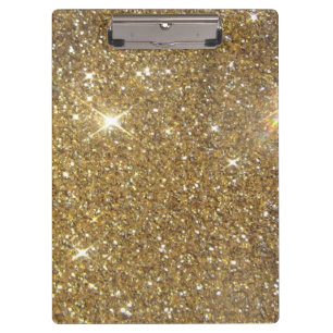 Luxury Gold Glitter - Printed Image Clipboard