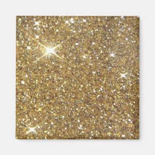 Luxury Gold Glitter - Printed Image Magnet