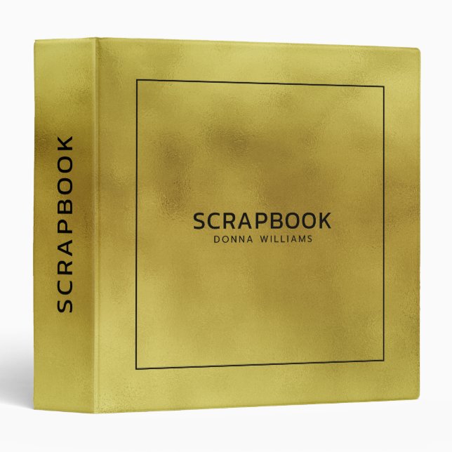 Luxury gold iridescent background binder (Front/Spine)