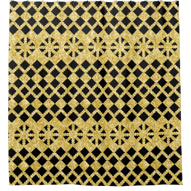 Luxury Gold Lace on Black (Front)