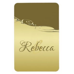 Luxury gold metal decorative on Military gold Magnet