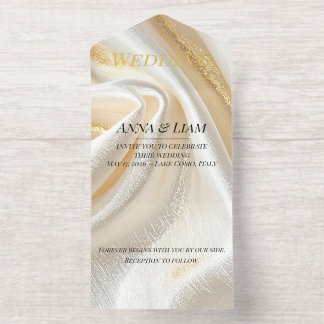 Luxury Gold Minimalist Invitation
