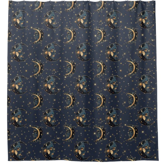 Luxury Gold Moon Celestial Pattern (Front)