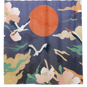 Luxury gold oriental style background. Chinese and