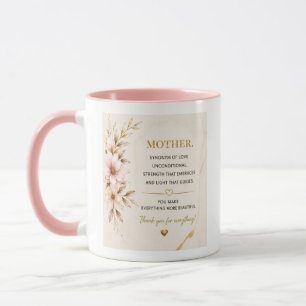Luxury Gold Quote Coffee Mug for Mom