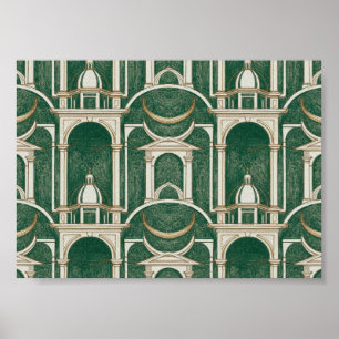 Luxury Gold Renaissance Sanguine Drawing Poster