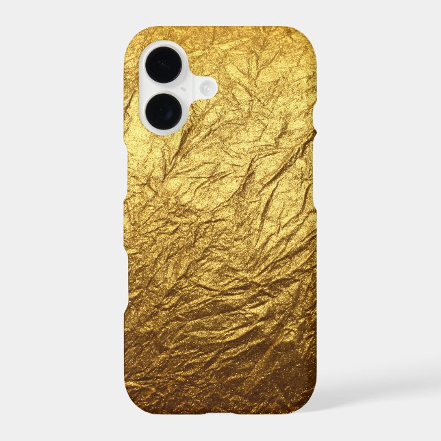 Luxury Gold Rich Elegant Metallic darker Crinkle  (Back)