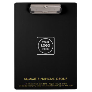 Luxury Gold Seal Logo Business clipboard