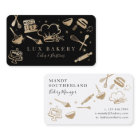 Luxury Gold Sparkle Baking Cooking Utensil Bakery