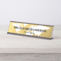 Luxury Gold World map travel agency
