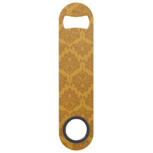 Luxury Golden Damask Speed Bottle Opener
