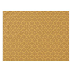 Luxury Golden Damask Tablecloth