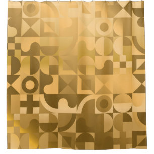 Luxury golden geometric seamless pattern