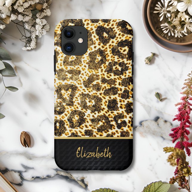 Luxury Golden Leopard Print – Stylish,Elegant  Case-Mate iPhone Case (Creator Uploaded)