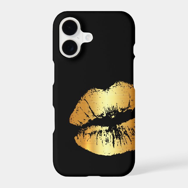 Luxury golden lips kiss (Back)