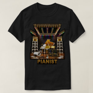 Luxury Grand Piano Art for Pianists Piano Players T-Shirt
