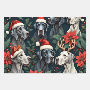 Luxury Great Dane wrapping paper