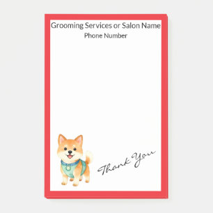 Luxury Grooming Pet Personalized Trendy Collection Post-it Notes
