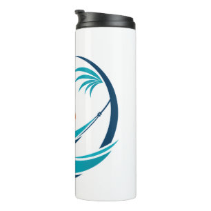 Luxury Hammock Sunset Logo Thermal Tumbler