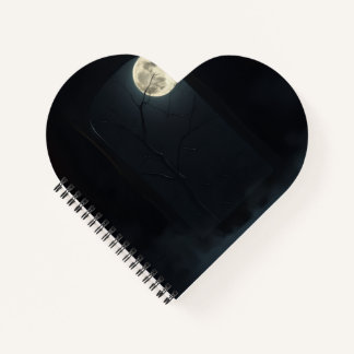 Luxury Haunted Gothic Mirror Halloween Notebook