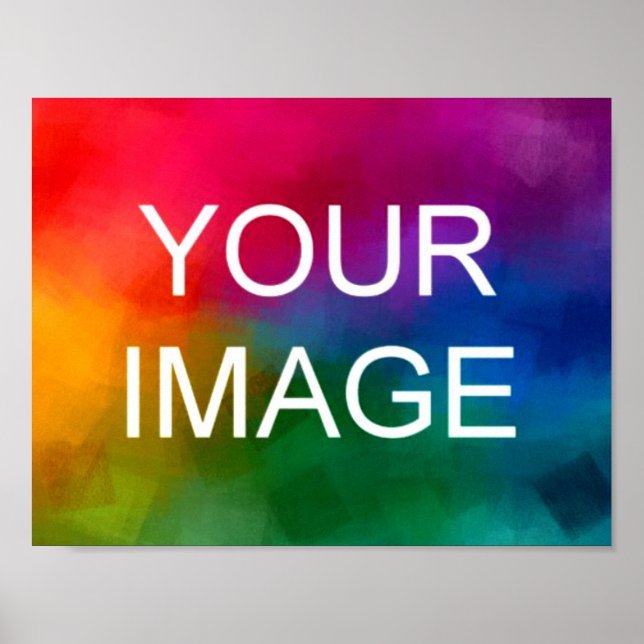Luxury Heavyweight Paper Create Your Own Photo Poster (Front)