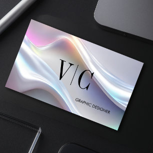 Luxury Holographic Pearl Business Card