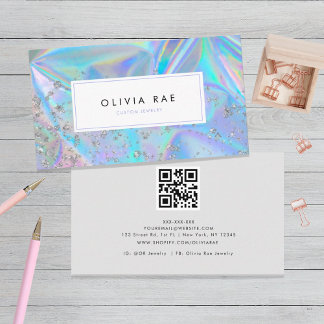 Luxury Holographic Trendy Business Card