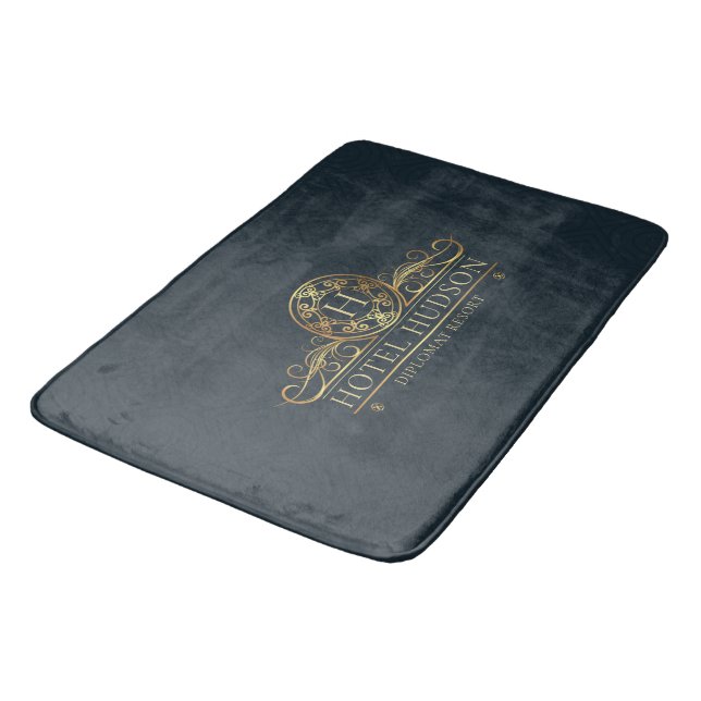 Luxury Hotel and Resort Decor Bath Mat (Angled)