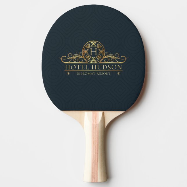 Luxury Hotel Resort Marketing Material Ping Pong Paddle (Front)