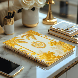 Luxury Imperial Gold Palm Tree Business Planner