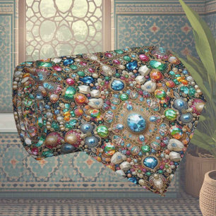 Luxury Indian Designer Rug   Faux Silk Neck Tie