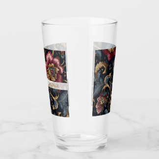Luxury Indian Floral Glass Vintage Royal Drinkware