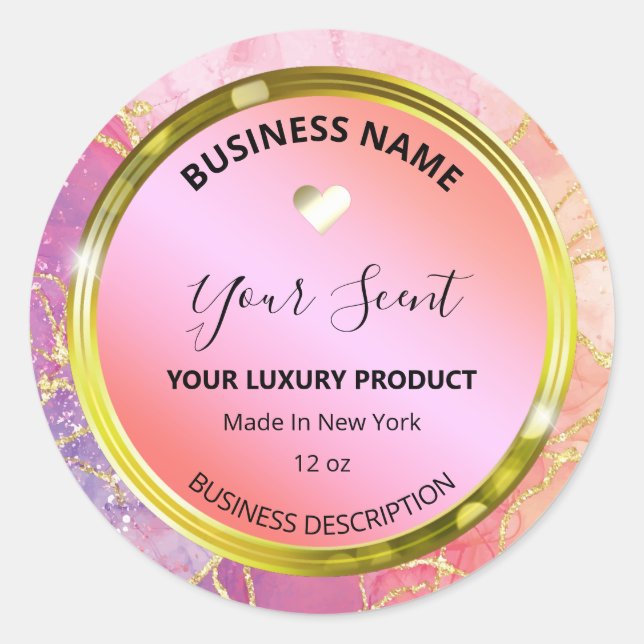 Luxury Ink Body Butter Product Labels (Front)