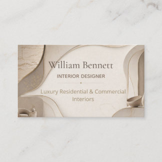 Luxury Interior Designer Business Card