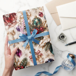 Luxury Jewel Christmas Gifts Wrapping Paper