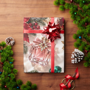 Luxury Jewel Perfume Christmas Wrapping Paper