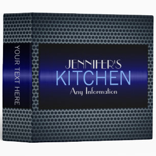 Luxury Kitchen Stainless Steel Metal Look #6 Binder