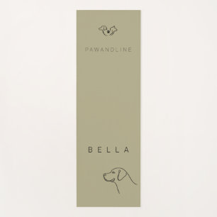 Luxury Labrador Yoga Mat   Personalized Name