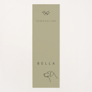 Luxury Labrador Yoga Mat | Personalized Name
