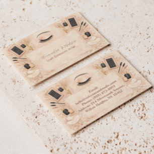 Luxury Lash Artist Business Card