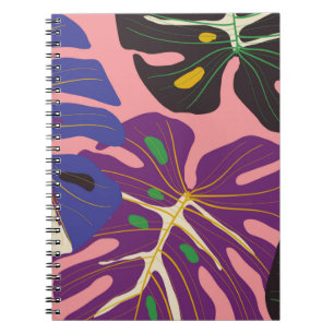 Luxury leaf art deco wallpaper. Nature background. Notebook