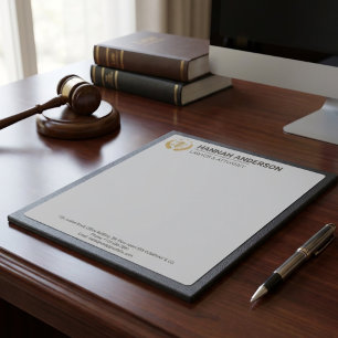 Luxury Leather Look Notepads for Attorneys and Leg