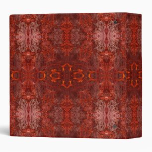 Luxury Leather Textured Golden Brown Pattern Binder