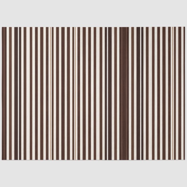Luxury Linen Modern Brown White Texture Collection Tissue Paper (Front)