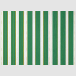 Luxury Linen Modern Green Gold Texture Collection Tissue Paper